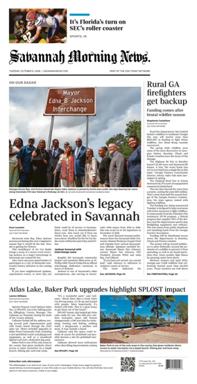Cover of Savannah Morning News