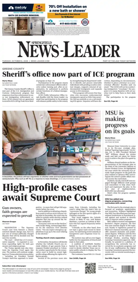 Cover of Springfield News-Leader