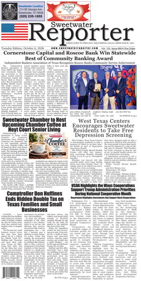 Cover of Sweetwater Reporter