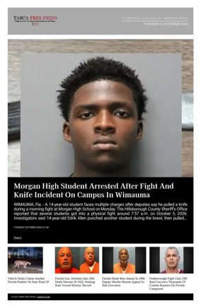 Cover of Tampa Free Press