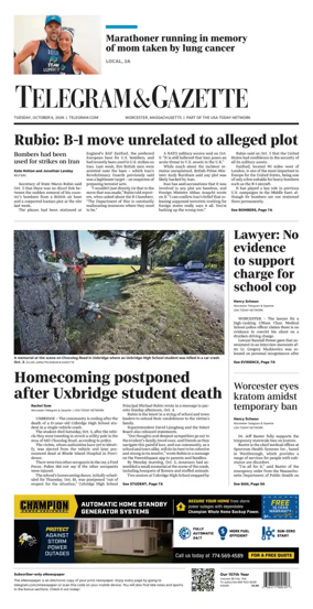 Cover of Telegram & Gazette