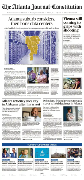 Cover of The Atlanta Journal-Constitution