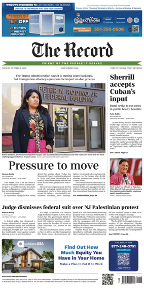 Cover of The Bergen Record
