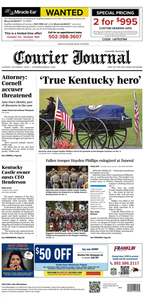 Cover of The Courier-Journal (Louisville)