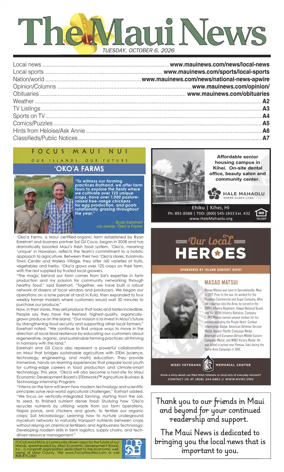 Cover of The Maui News