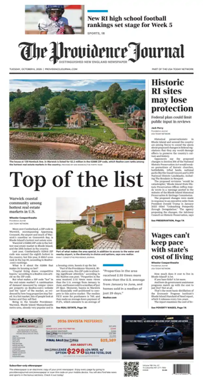 Cover of The Providence Journal