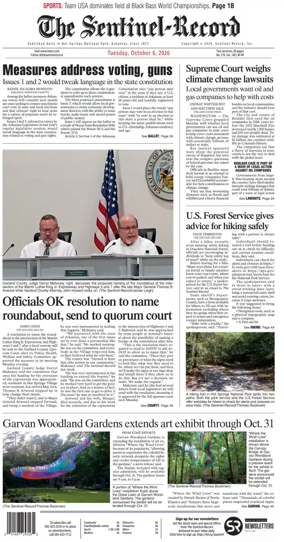 Cover of The Sentinel-Record