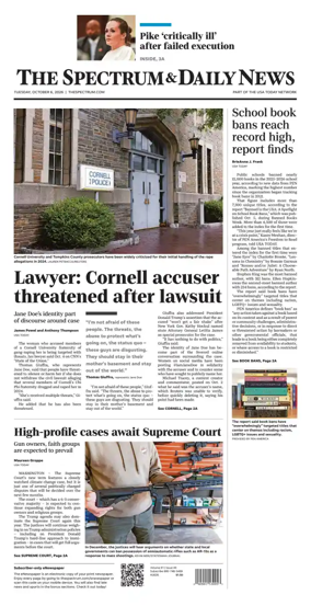 Cover of The Spectrum & Daily News
