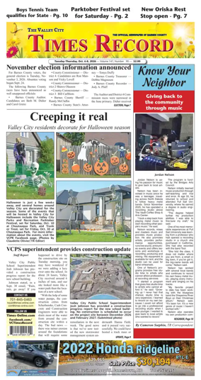 Cover of Valley City Times-Record