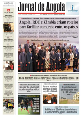 Cover of Jornal de Angola