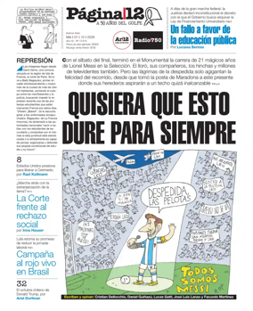 Cover of Pagina 12