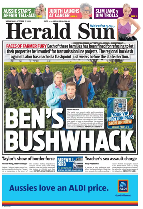 Cover of Herald Sun