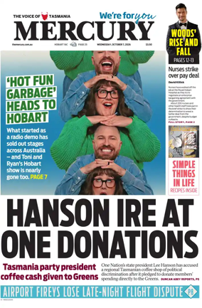 Cover of Mercury (Hobart)