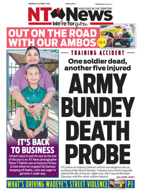 Cover of NT News