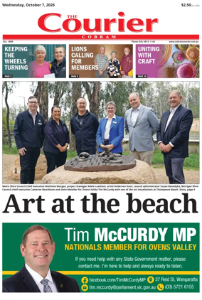 Cover of The Cobram Courier