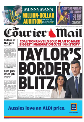 Cover of The Courier-Mail