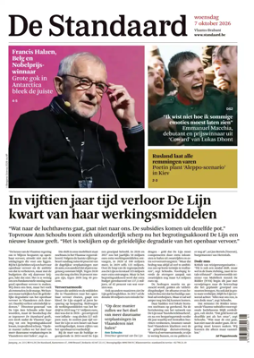 Cover of De Standaard