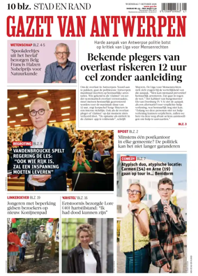 Cover of Gazet van Antwerpen Stad en Rand