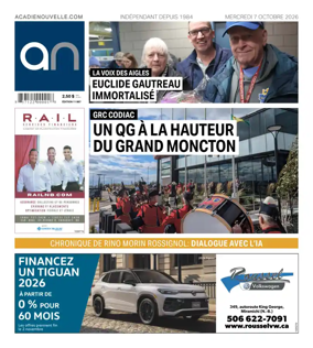 Cover of Acadie Nouvelle