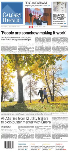 Cover of Calgary Herald