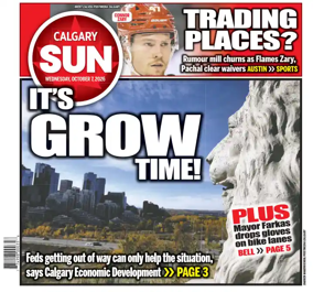 Cover of Calgary Sun