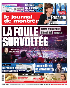 Cover of Le Journal de Montreal