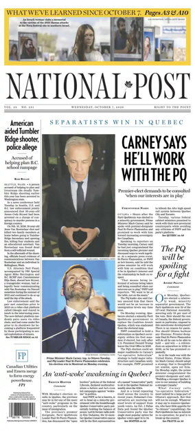 Cover of National Post - (Latest Edition)