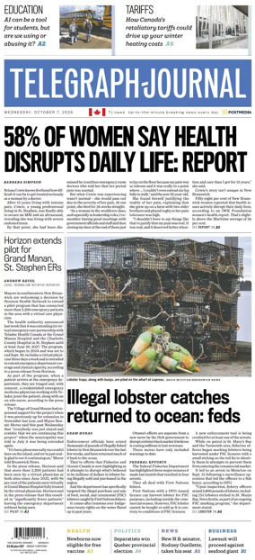 Cover of Telegraph-Journal