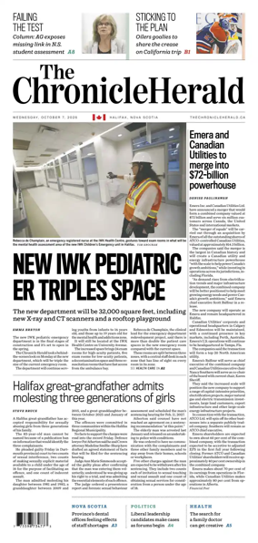 Cover of The Chronicle Herald (Metro)