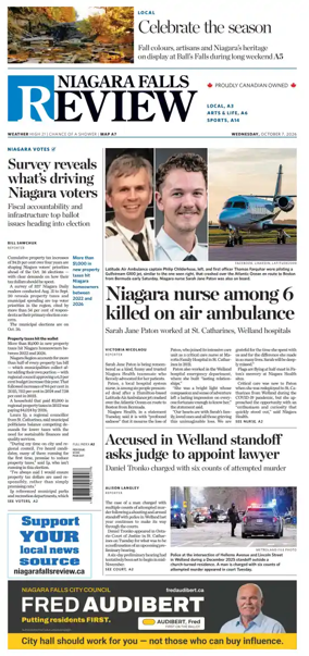 Cover of The Niagara Falls Review