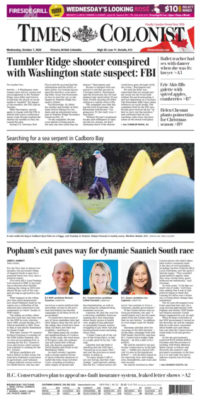 Cover of Times Colonist
