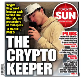 Cover of Toronto Sun