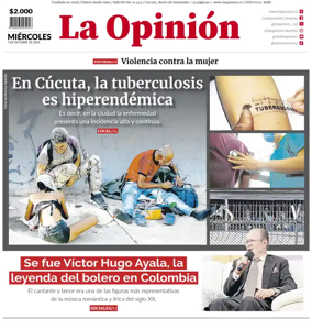 Cover of La Opinion