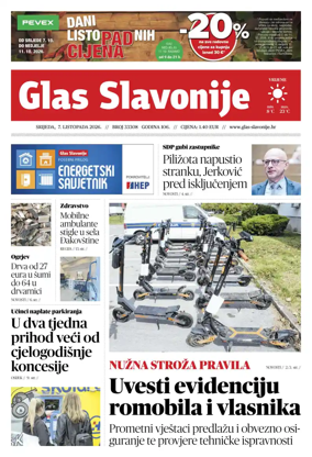 Cover of Glas Slavonije