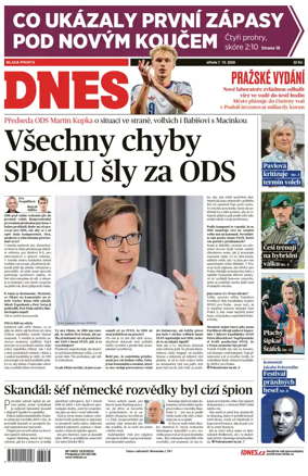 Cover of MF DNES