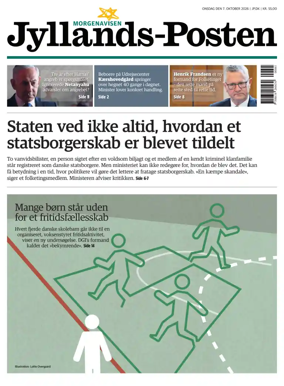 Cover of Jyllands-Posten
