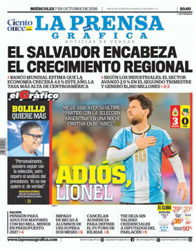 Cover of La Prensa Grafica
