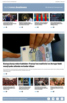 Cover of Euronews Business (Turkish) Compiled Editions