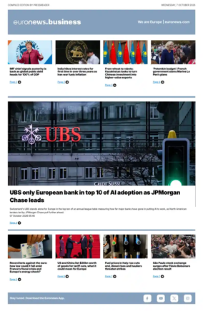 Cover of Euronews Business