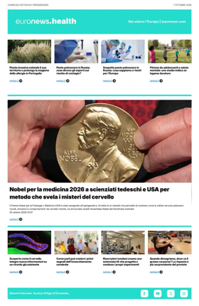 Cover of Euronews Health (Italian)