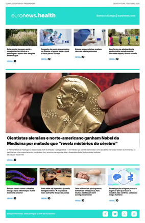 Cover of Euronews Health (Portuguese)