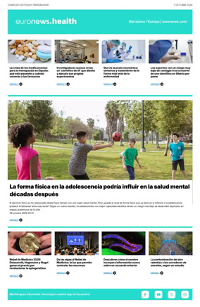 Cover of Euronews Health (Spanish) Compiled Edition
