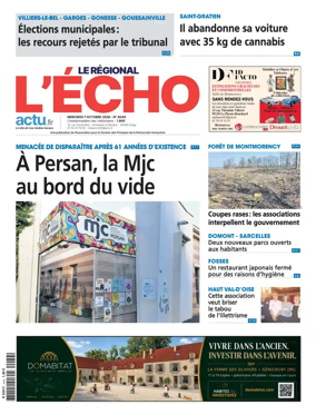 Cover of L'Echo le Regional