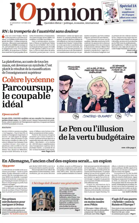Cover of L'Opinion