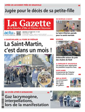 Cover of La Gazette de la Manche