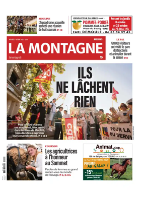 Cover of La Montagne (Moulins)