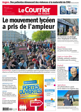 Cover of Le Courrier de l’Ouest (Nord Anjou)