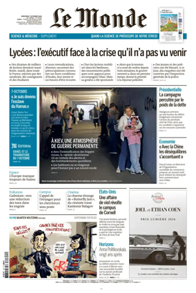 Cover of Le Monde (CRF)