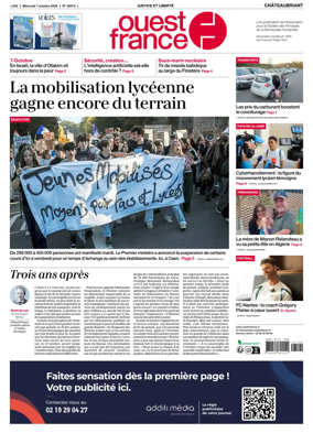Cover of Ouest France (Chateaubriant)