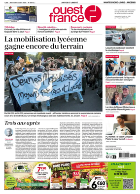 Cover of Ouest France (Nantes Nord-Loire - Ancenis)